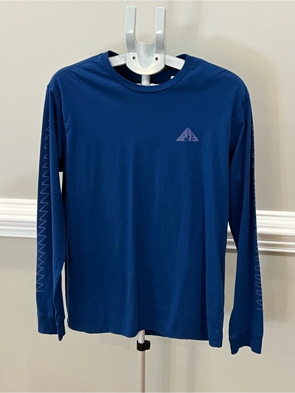 Patagonia Deep Blue Long-Sleeve Performance Tee